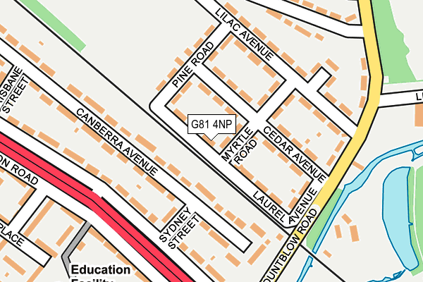 G81 4NP map - OS OpenMap – Local (Ordnance Survey)