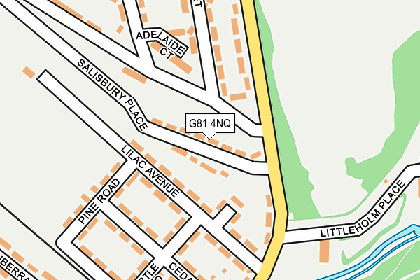 G81 4NQ map - OS OpenMap – Local (Ordnance Survey)