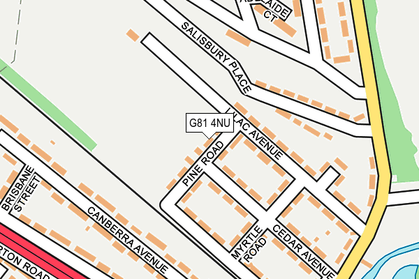 G81 4NU map - OS OpenMap – Local (Ordnance Survey)