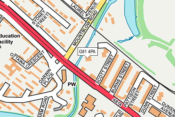 G81 4PA map - OS OpenMap – Local (Ordnance Survey)