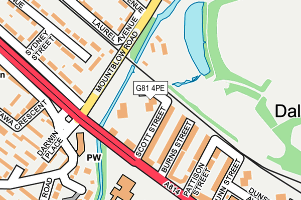 G81 4PE map - OS OpenMap – Local (Ordnance Survey)