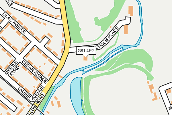 G81 4PG map - OS OpenMap – Local (Ordnance Survey)