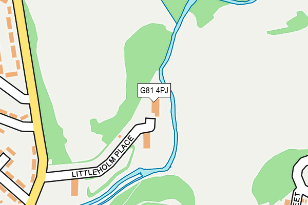 G81 4PJ map - OS OpenMap – Local (Ordnance Survey)