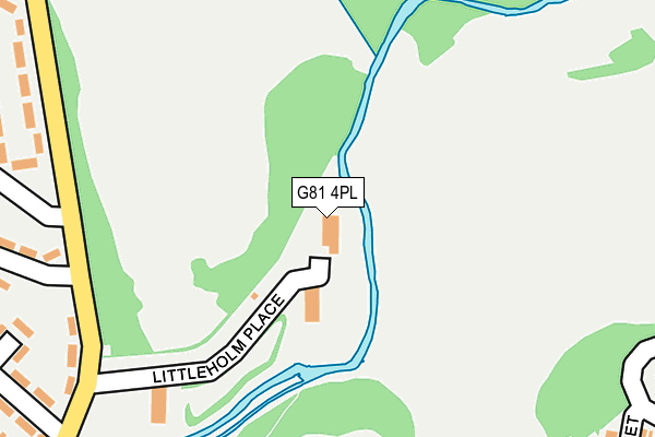 G81 4PL map - OS OpenMap – Local (Ordnance Survey)
