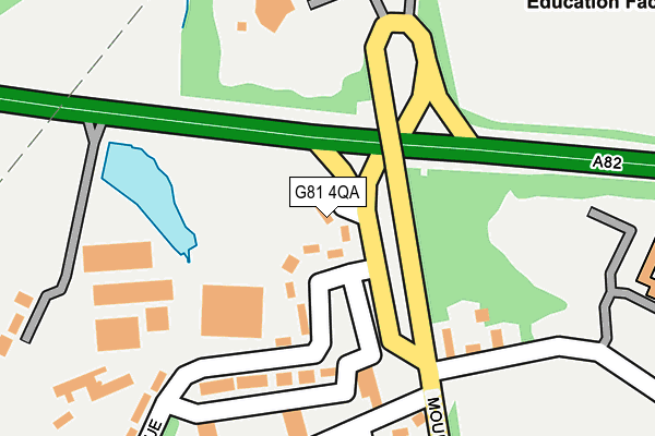 G81 4QA map - OS OpenMap – Local (Ordnance Survey)