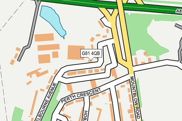 G81 4QB map - OS OpenMap – Local (Ordnance Survey)