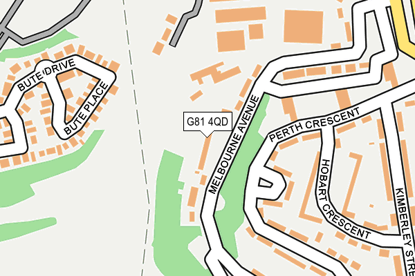 G81 4QD map - OS OpenMap – Local (Ordnance Survey)