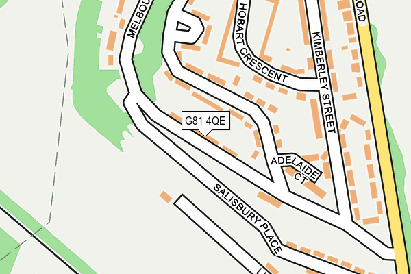 G81 4QE map - OS OpenMap – Local (Ordnance Survey)