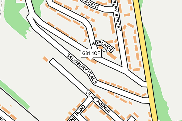 G81 4QF map - OS OpenMap – Local (Ordnance Survey)