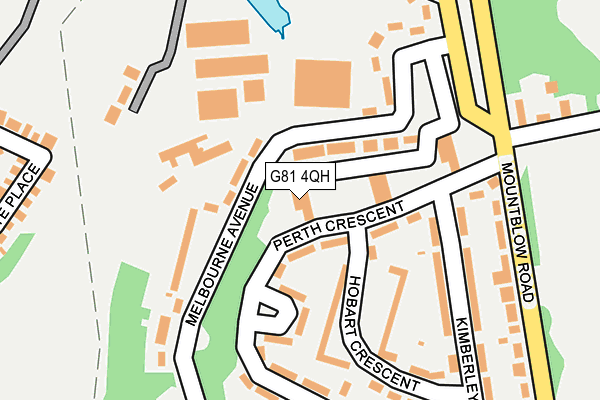 G81 4QH map - OS OpenMap – Local (Ordnance Survey)