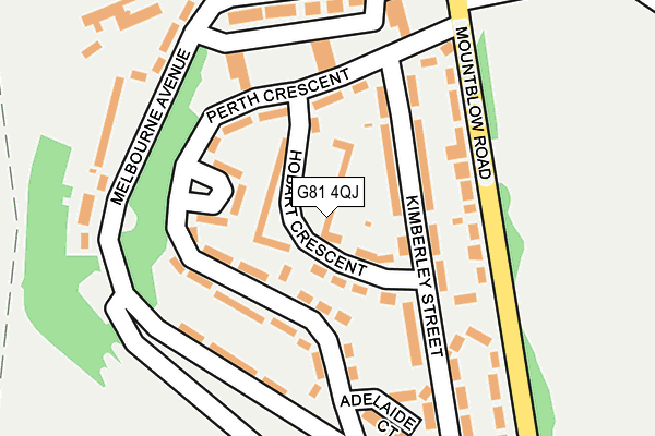 G81 4QJ map - OS OpenMap – Local (Ordnance Survey)