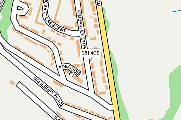 G81 4QS map - OS OpenMap – Local (Ordnance Survey)