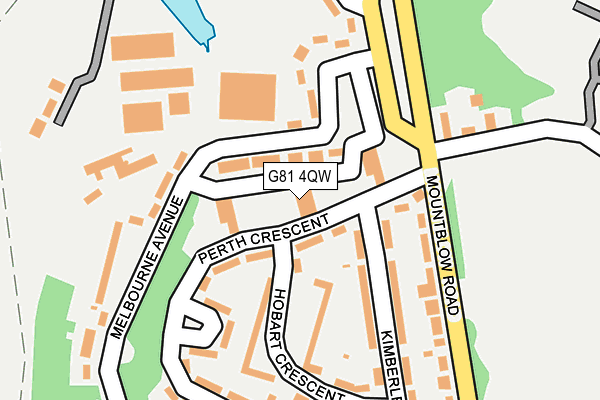 G81 4QW map - OS OpenMap – Local (Ordnance Survey)