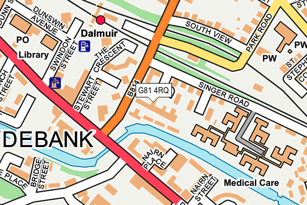 G81 4RQ map - OS OpenMap – Local (Ordnance Survey)