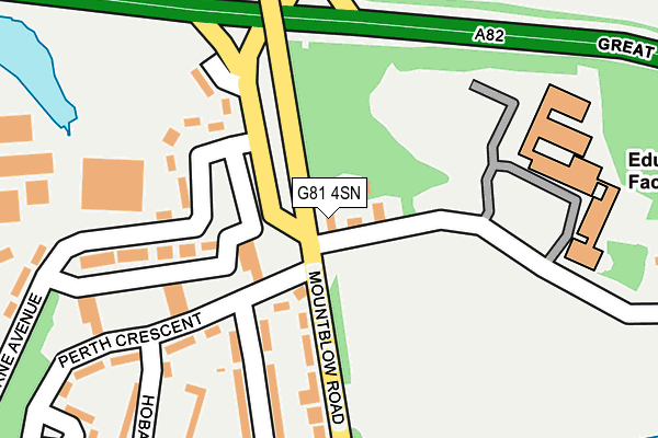 G81 4SN map - OS OpenMap – Local (Ordnance Survey)