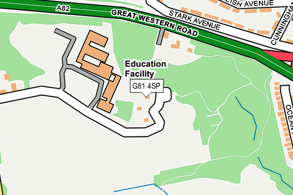 G81 4SP map - OS OpenMap – Local (Ordnance Survey)