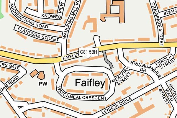 G81 5BH map - OS OpenMap – Local (Ordnance Survey)