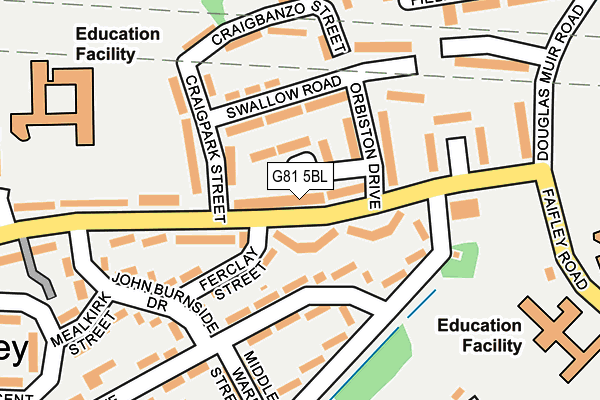 G81 5BL map - OS OpenMap – Local (Ordnance Survey)