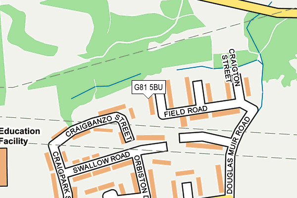 G81 5BU map - OS OpenMap – Local (Ordnance Survey)