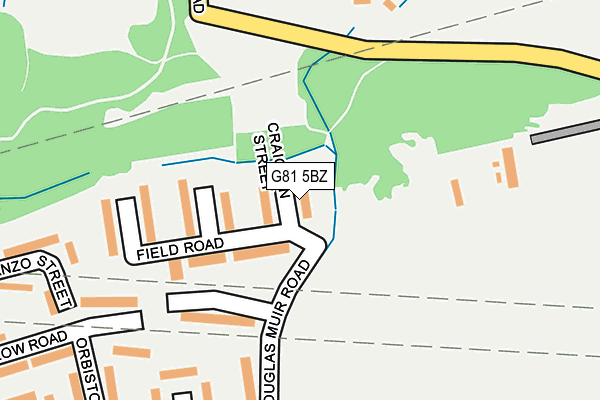 G81 5BZ map - OS OpenMap – Local (Ordnance Survey)