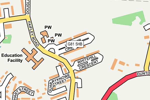 G81 5HB map - OS OpenMap – Local (Ordnance Survey)