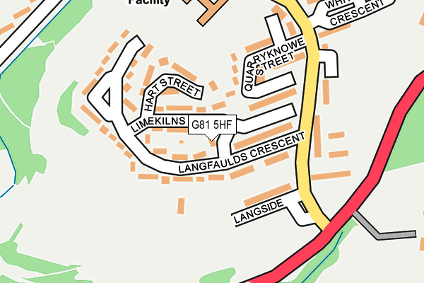 G81 5HF map - OS OpenMap – Local (Ordnance Survey)