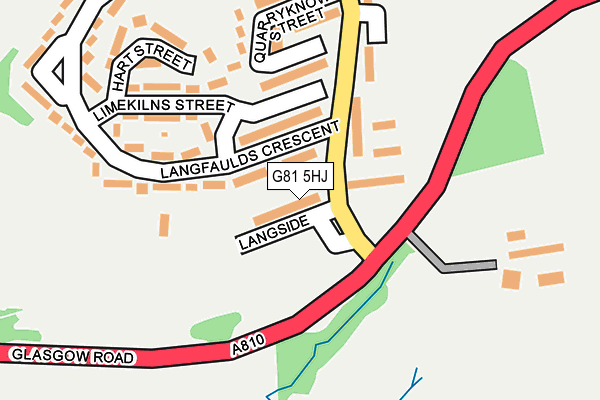 G81 5HJ map - OS OpenMap – Local (Ordnance Survey)