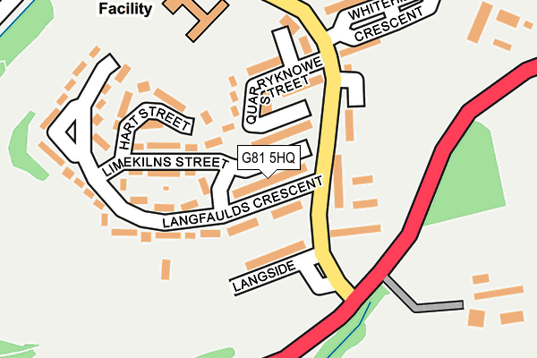 G81 5HQ map - OS OpenMap – Local (Ordnance Survey)