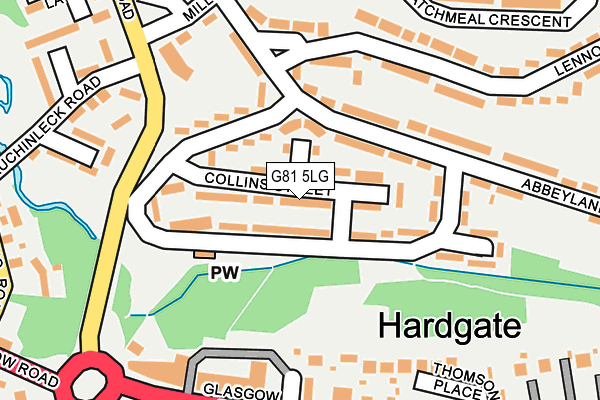 G81 5LG map - OS OpenMap – Local (Ordnance Survey)