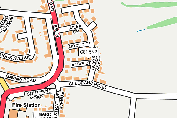 G81 5NP map - OS OpenMap – Local (Ordnance Survey)