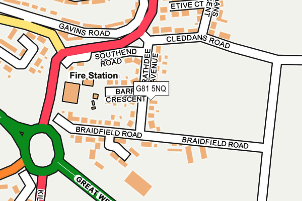 G81 5NQ map - OS OpenMap – Local (Ordnance Survey)