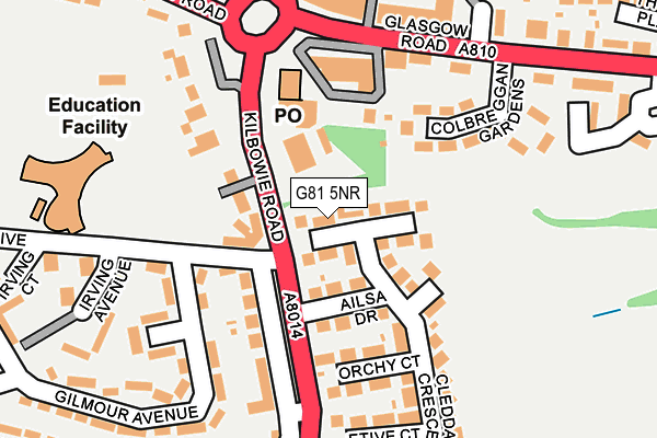 G81 5NR map - OS OpenMap – Local (Ordnance Survey)