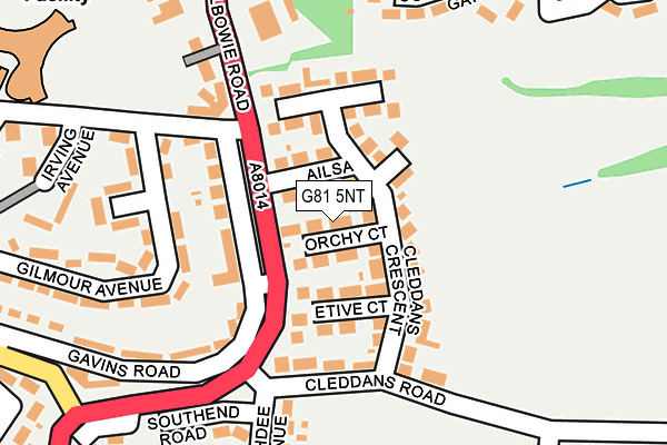 G81 5NT map - OS OpenMap – Local (Ordnance Survey)