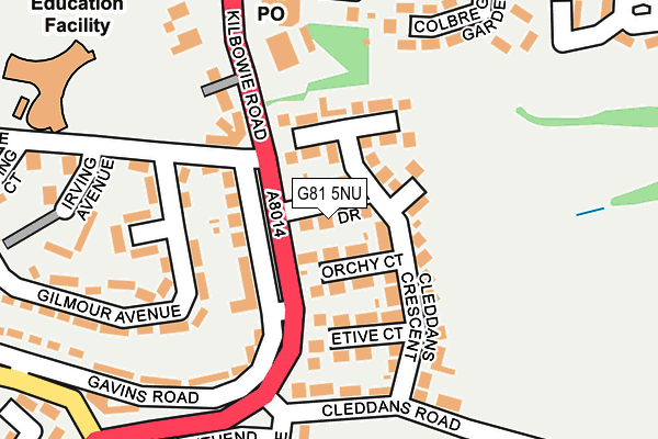 G81 5NU map - OS OpenMap – Local (Ordnance Survey)