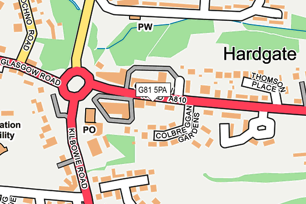 G81 5PA map - OS OpenMap – Local (Ordnance Survey)