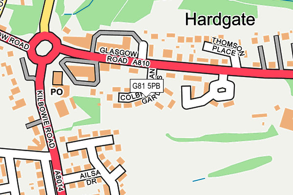 G81 5PB map - OS OpenMap – Local (Ordnance Survey)