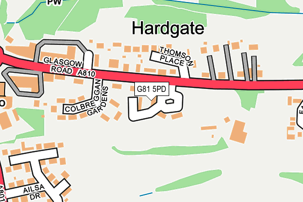 G81 5PD map - OS OpenMap – Local (Ordnance Survey)