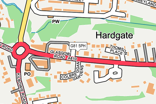 G81 5PH map - OS OpenMap – Local (Ordnance Survey)