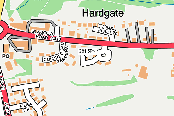 G81 5PN map - OS OpenMap – Local (Ordnance Survey)