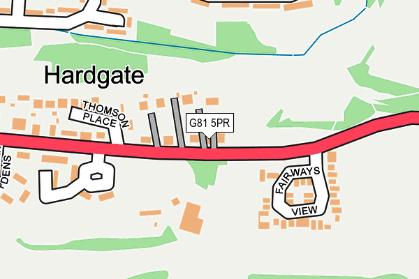 G81 5PR map - OS OpenMap – Local (Ordnance Survey)