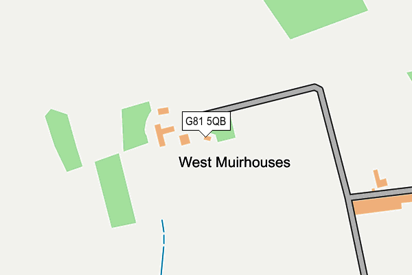 G81 5QB map - OS OpenMap – Local (Ordnance Survey)