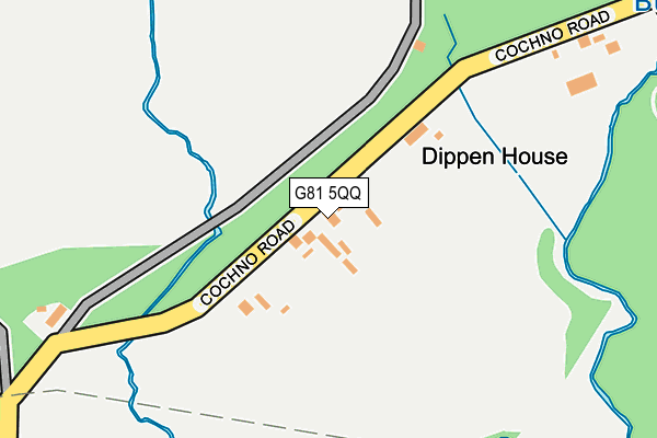 G81 5QQ map - OS OpenMap – Local (Ordnance Survey)