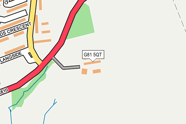 G81 5QT map - OS OpenMap – Local (Ordnance Survey)