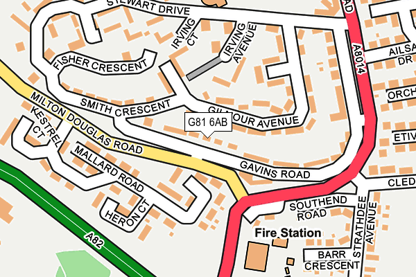 G81 6AB map - OS OpenMap – Local (Ordnance Survey)