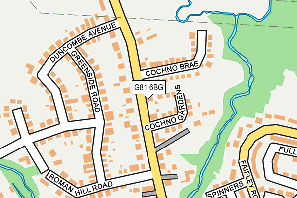 G81 6BG map - OS OpenMap – Local (Ordnance Survey)