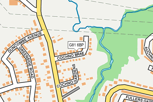 G81 6BP map - OS OpenMap – Local (Ordnance Survey)