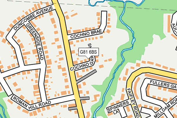 G81 6BS map - OS OpenMap – Local (Ordnance Survey)