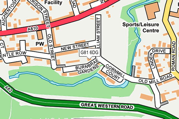 G81 6DG map - OS OpenMap – Local (Ordnance Survey)