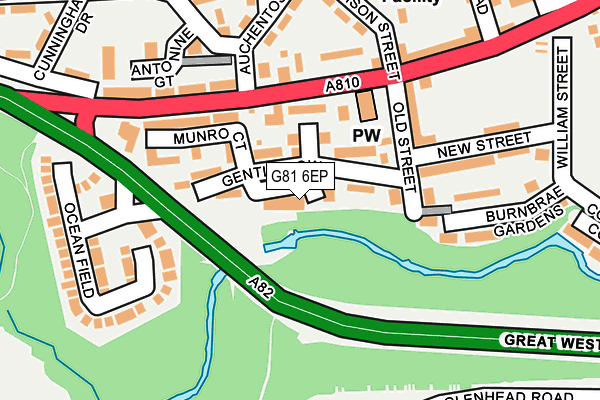 G81 6EP map - OS OpenMap – Local (Ordnance Survey)