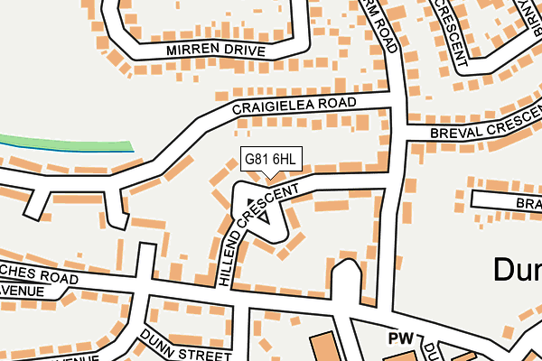 G81 6HL map - OS OpenMap – Local (Ordnance Survey)